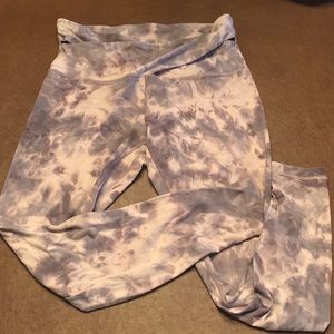 Size 12 diamond dye high waist, crisscross waist tights